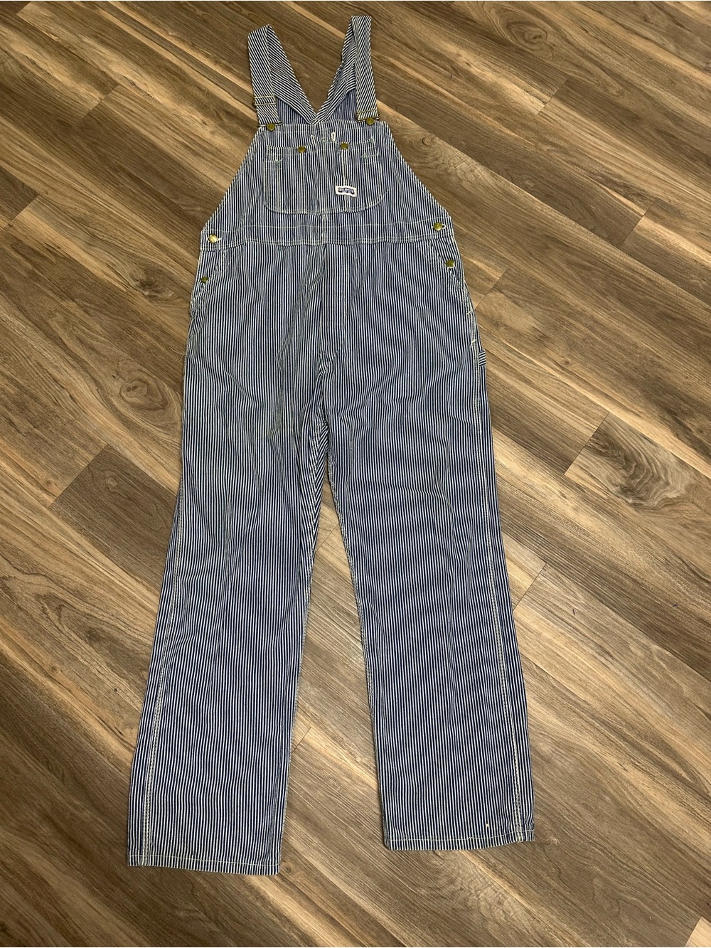 Vintage Big Smith Striped Overalls